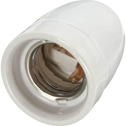 DIY Ceramic E27 Lamp Holder High Power for Pets Ceramic Porcelain Base Light Holder E27 Socket Industrial Antique Retro Vintage