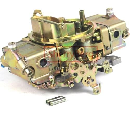 SherryBerg Carburador Carburetor Carb Rep. For Holley 0-4779C 4150 Double Pumper 750 CFM 4 Barrel Carb, Manual Choke GOLD Finish