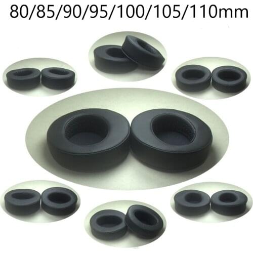 Round Beveled Earpads 80mm 85mm 90/95/100/105mm 110mm Ear Pads Cushion for for Sony for Sennheiser for Beyerdynamic Headphones