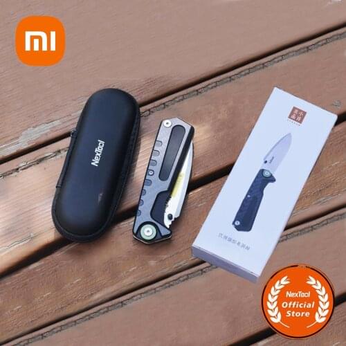 Xiaomi Folding Blade 7Cr17MoV,G10 Tactical Survival Knives Hunting Camping EDC Multitool High Hardness Military Survival Outdoor