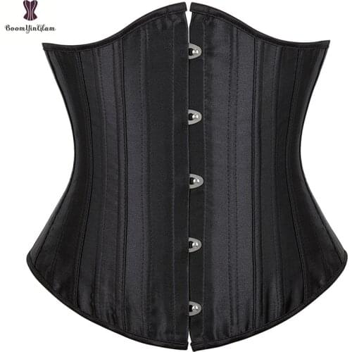 Fashion design size xxs to xxl waist cincher shaper keep waist slimming 26 steel boned corset underbust with g string 8001