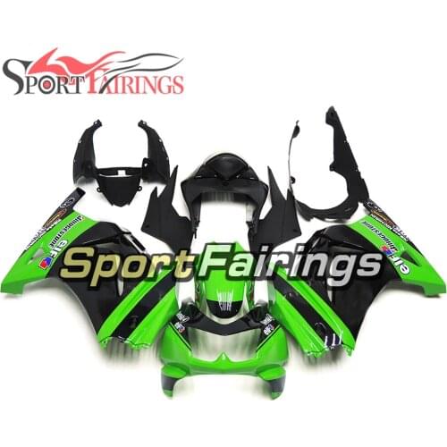 Motorcycle Full Fairings For Kawasaki Ninja 250 08 09 10 11 12 EX250R EX-250R 2008 - 2012 09 10 11 12 Black Green