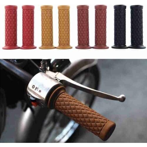 Motorcycle Grips Non Slip Rubber Bar Motorcycle Handle Rubber Sleeve End Thruster Grip 22mm Motorcycle Accessories