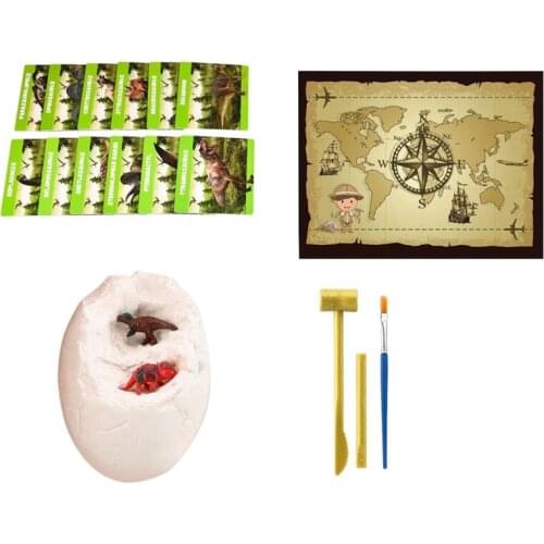 Animals Dig Kit Giant Dinosaur Egg Party Archeology Gift Toy Dino Eggs Excavation Set of 12 Dinosaurs Fossil Dig Up Kit