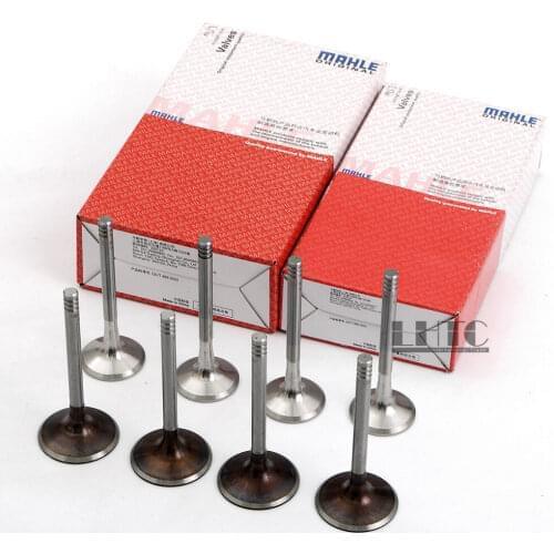 8x Producted by MAHLE 7mm Intake Exhaust Cam Valves Set For VW Beetle Jetta Golf 2.0 SOHC 8V