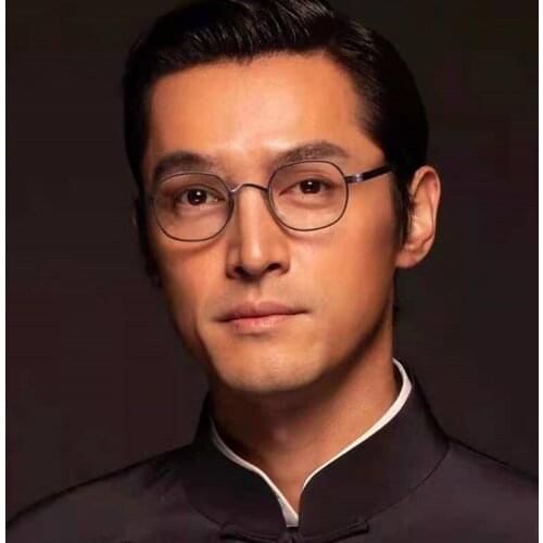 ELECCION Acetate Temple Pure Titanium Glasses Frame Men Retro Prescription Eyeglasses 2021 New Vintage Myopia Optical Eyewear