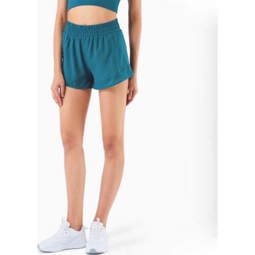 SIDE MESH PANELS Lightweight Gym Sports Running Lined Shorts Women High Waist Loose Fit Workout Fitness Exercise Pocket Shorts