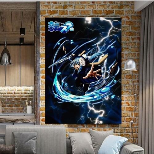 Tensei shitara slime datta ken anime figure poster home living bedroom decoration wall art print high definition quality