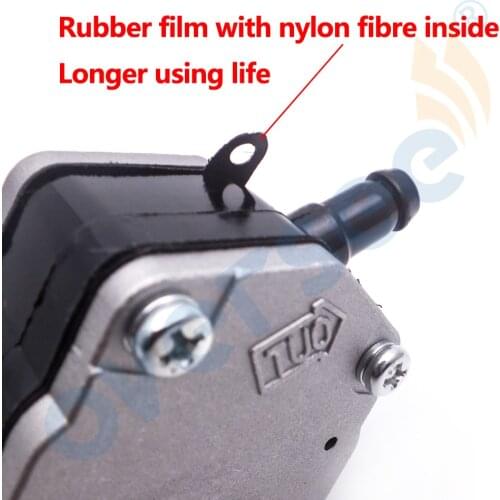 6E5-24410 Fuel Pump For Yamaha Outboard Motor 2T 115HP to 300HP LZ V4 V6 6E5-24410-10 8mm Fuel Connector 6E5-24410-00