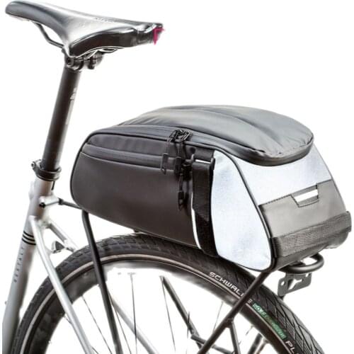 Bicycle Bag Shelf Bag Bike Bag Tail Bag Riding Bag Riding Equipment Mtb Bike Pannier Bag 2021 Reflective Waterproof Cn(origin)