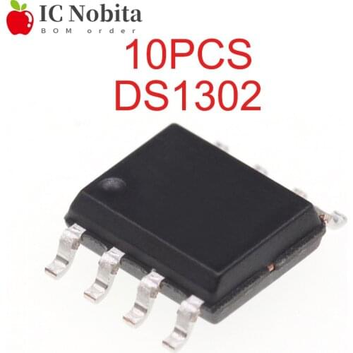 10PCS DS1302 SOP8 DS1302Z SOP DS1302ZN SOP-8 Trickle Charge Timekeeping Chip New