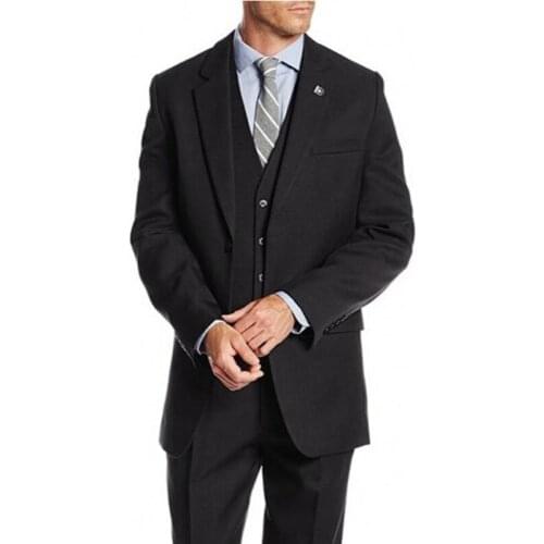 2020 Newest Tuxedos Mens Suits For Wedding Classic Business Suit Groom Wear Best Man Wear Custom Made 3Pieces(Jacket+Pants+Vest)