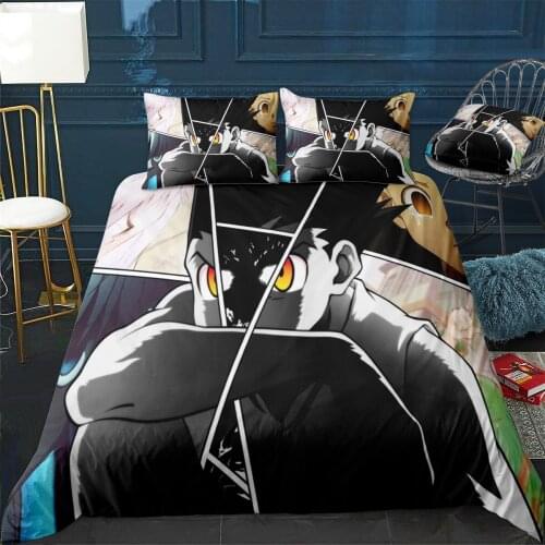 Gon gon Duvet Cover Comfortable Quilt Home Decora Design Universal Bedding Set Bedclothes+Pillowcase 3pcs