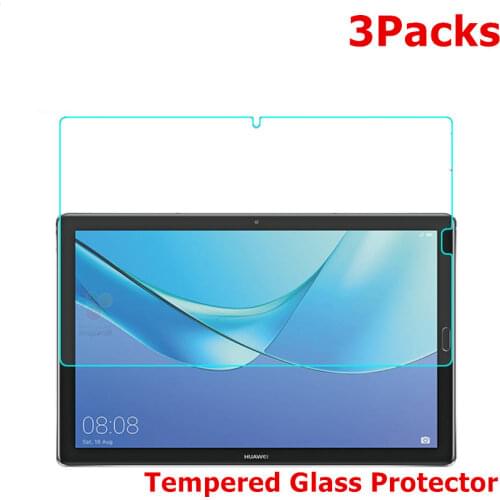 3pc Glass Protector For Huawei MediaPad M5 10.8 inch Protective Film 9H Explosion-proof Screen Protector For Huawei M6 10.8