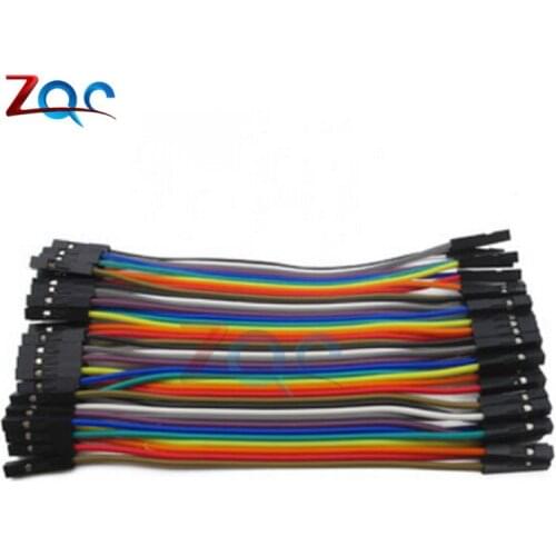 40pin dupont cable jumper wire dupont line female to female dupont line 10cm 1P diameter 2.54mm For Arduino