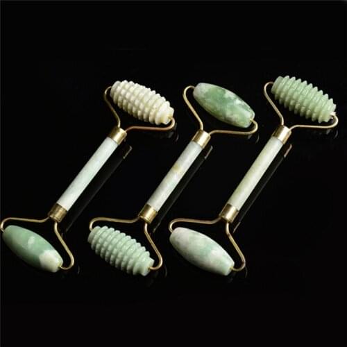 5 Stijl Jade Steen Roller Naald Derma Armen Nek Massage Roller Gezicht Afslanken Body Hoofd Hals Massage Gereedschap