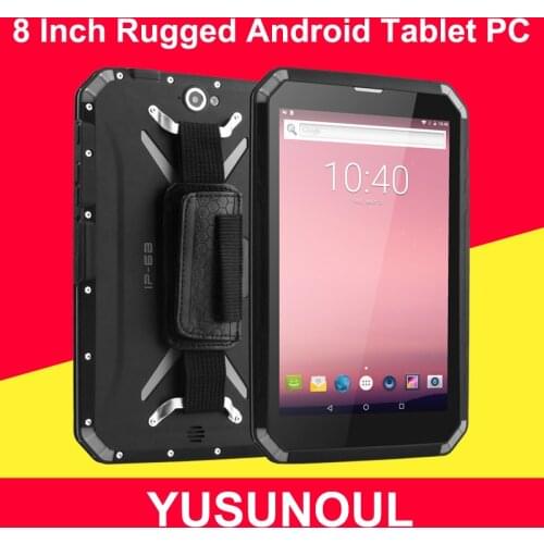 8 inch Octa Core Built-in NFC Android 7.0 4G LTE Network Rugged Tablet PC IP68 Waterproof 3G/32GB 8500mAh Battery Support GPS