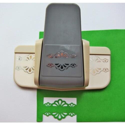 Big DIY Puncher Scrapbooking Edge Device Paper Cutter Craft Gift Handmade Fancy Border Punch Flower Design Embossing Furador