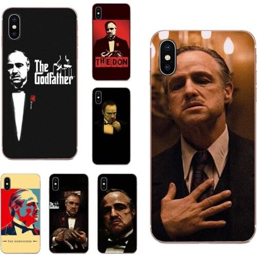 Phone Skin Case For iPhone 11 Pro Max Plus Pro X XS Max XR 8 7 6S SE 4S 5 5C 5S SE 2020 The Godfather Marlon Brando Colourful