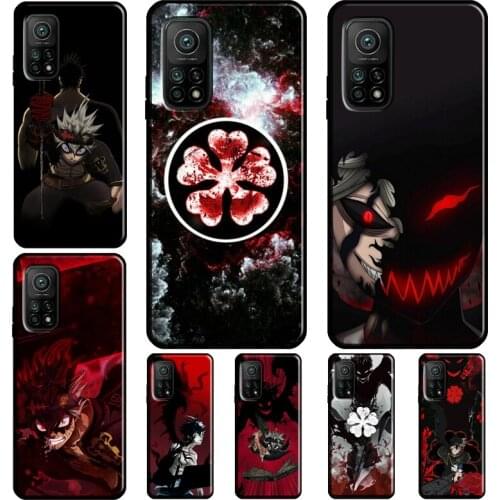 Black Clover Asta Anime Case For POCO X3 Pro F3 F2 F1 M3 Cover For Xiaomi Mi 11 Note 10 Lite Mi 10T Pro 11 Ultra
