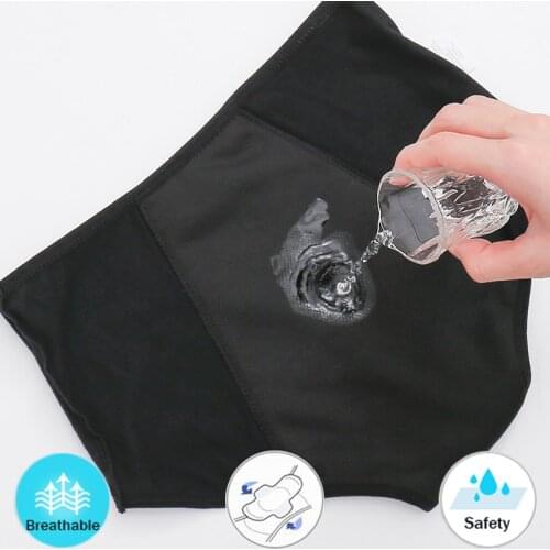 Breathable 4-layer Leakproof Women Menstrual Panties Fast Absorbent Physiological Underpants Women Period Underwear Briefs