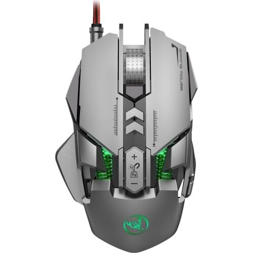 HXSJ Wired USB Mechanical Macro Programming Competitive Game Mouse 6400DPI Adjustable Notebook PC Applicable