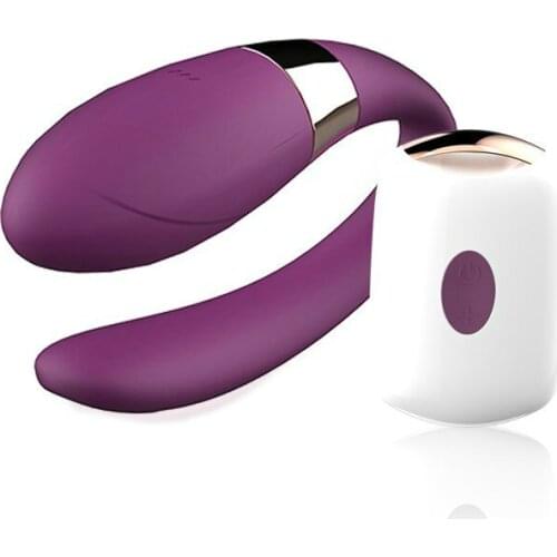 Couple Vibrator Remote Control G Spot Massager with Quiet 9 Vibration Modes Clit Anal Stimulate Sex Toys Waterproof Rechargeable