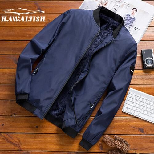 Hawaifish brand Mens jacket 2021 new spring and autumn Korean style casaco masculino trend casul high quality male clothes