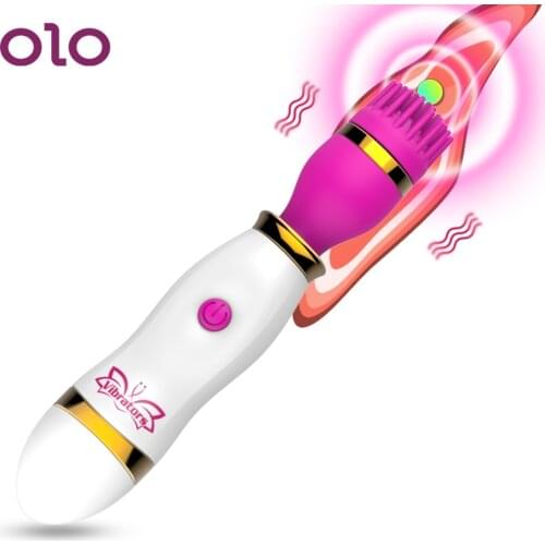 OLO AV Stick 10 Speeds Clitoris Vagina Stimulator Female Masturbation Thorn Brush Vibrator Sex Toys for Women G-spot Massager