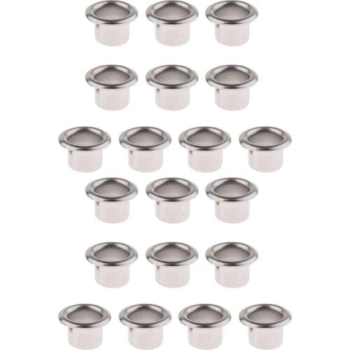 20 Pieces Durable Metal Drum Air Vents Percussion Instrument Parts