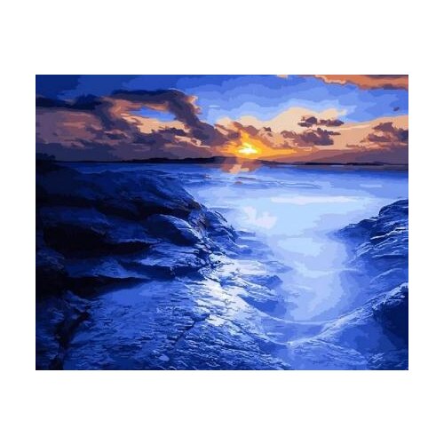 Dawn in the hilltop DIY Oil Painting by Numbers on Canvas with Frame Coloring by Numbers Pictures Drawing Home Decor