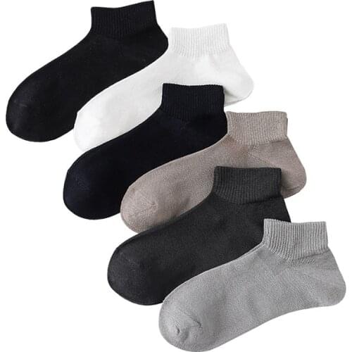 SHIERXI Mens White Socks