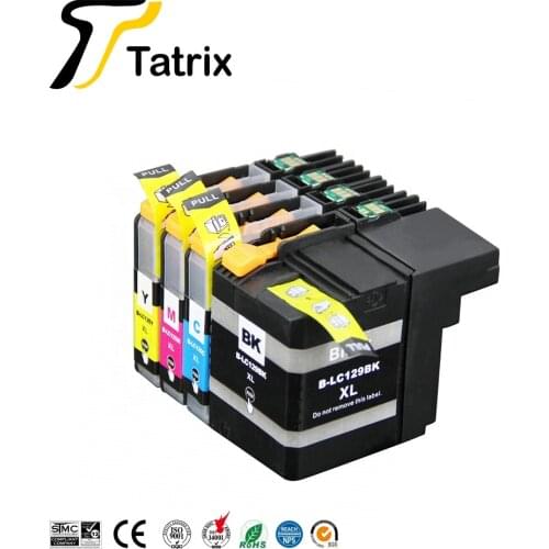 Tatrix 2 sets Compatible Ink Cartridge for LC129 LC125 For Brother MFC-J6520DW MFC-J6720DW