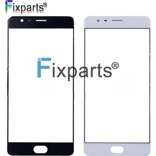 For Oneplus 3 3T Front Screen Glass Outer Lens 5.5" Oneplus3 Touch Panel Replacement Oneplus X 5 Oneplus5 5T 2 Panel Black/White