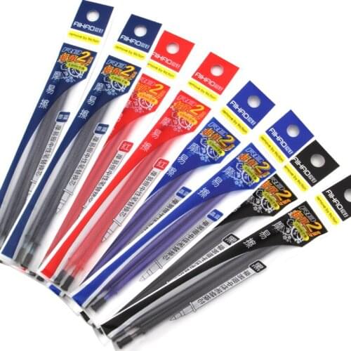Aihao R8 0.5mm erasable gel pen Refills blue/black/dark blue/red Office & School Stationery Supplies 40pcs/lot