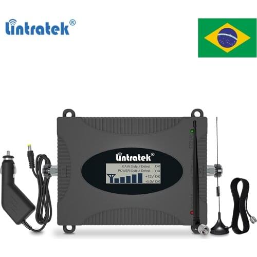 Car Signal Booster CDMA 850 1900 1700Mhz Band 5/ Band 2/ Band 4 Signal Repeater 2G 3G 4G Amplifier for Truck Boat