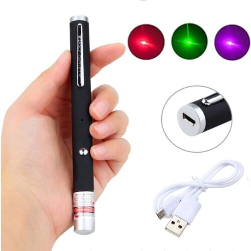 Green USB powerful laser portable ballpoint pen 201 5MW 532nm with cable 500-1000m laser range suitable for lectures and meeting