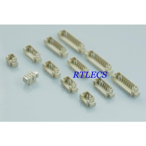 1000pcs Tape & Reel 1.25mm Wire to Board Connector Header 2 Pin 3 4 5 6 7 8 9 10 12 Pins Vertical SMT Male Pin Discrete Wire