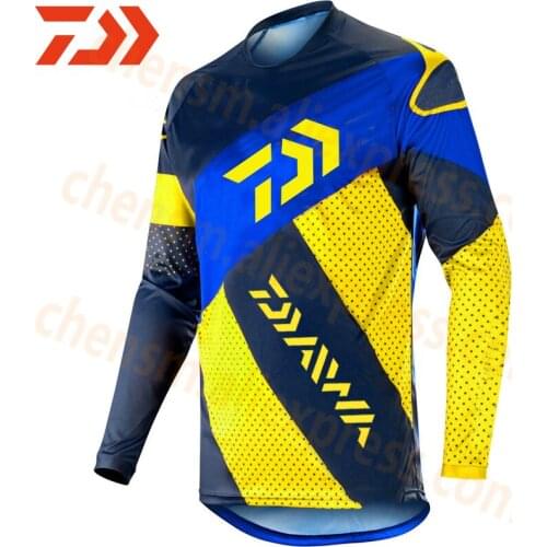 2020 DAIWA Men Fishing Clothing Ultrathin Sunscreen Long Sleeve Anti-uv Breathable Coat Summer Fishing Shirt Size XS-5XL Jacket