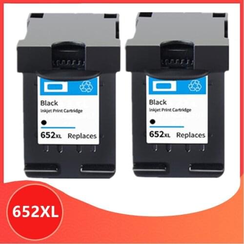 2BK Compatible 652XL 652 ink cartridge replacement for HP 652 XL for HP652 Deskjet 1115 1118 2135 2136 2138 3635 3636 3835 4535