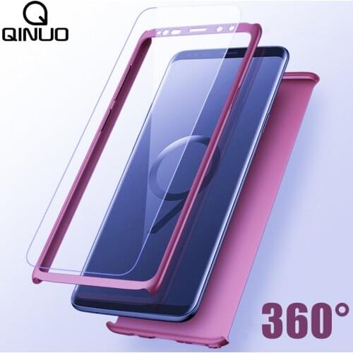 360 Full Cover+Glass Case For Samsung Galaxy A52 A72 A12 A32 A31 A41 A51 A 52 50 S20 FE 5G S21 Ultra Slim Shockproof Protection