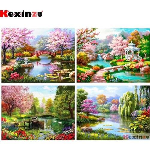 KEXINZU 5D Diamond Painting Landscape Diy Full Diamond Embroidery Scenery Mosaic Picture Of Rhinestone Home Decor Handmake Y045