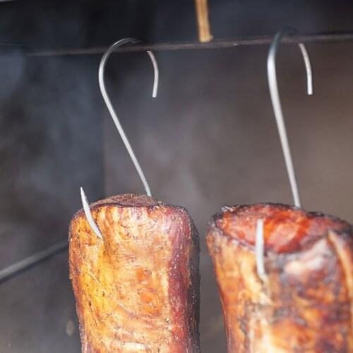 10Pcs Long Pointed S Hooks Rack Butcher Meat Stainless Steel Hanger 12/15cm Kitchen Hooks