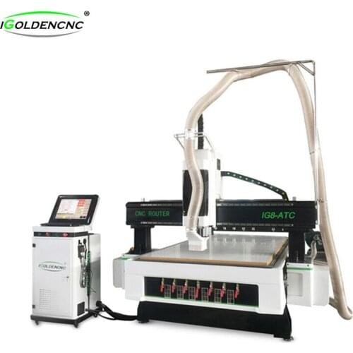 3axis 1325 atc cnc wood router 8x4 auto tool changer woodworking cutting Slotting machine