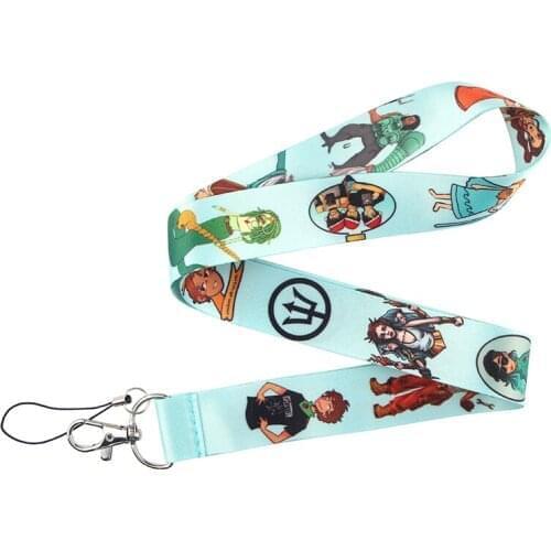 JF0272 Percy Jackson Cartoon Lanyard Keychain Lanyards for Keys Badge ID Phone Rope Neck Straps Accessories Gift