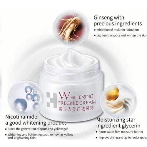 Beauty Host Whitening Facial Cream Repair Fade Freckles Remove Dark Spots Melanin Remover Brightening Face Cream