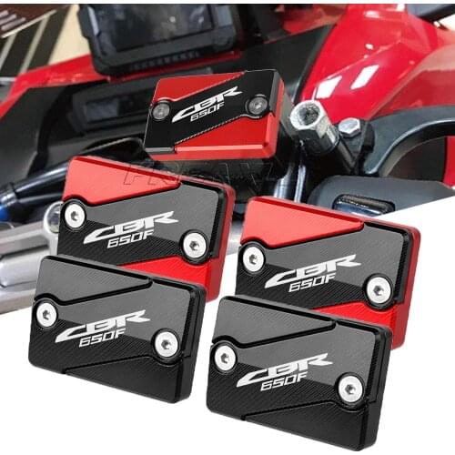 CBR 650 F LOGO Motorcycle Front Brake Clutch Cylinder Fluid Reservoir Cover Cap For Honda CBR650F CBR 650F 2014 2015 2016 2017