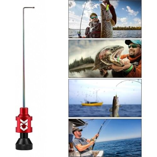 Stainless Steel Fishing Nail Knot Tying Fly Knock Fish Hook Decoupling Tool Flying Protection Knock Hard Stop Needle Unhooker