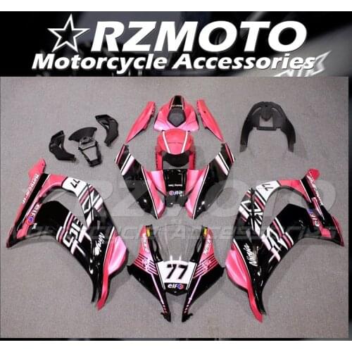 Injection Molding New ABS Whole Fairings Kit Fit for Kawasaki Ninja ZX-10R 2016 2017 2018 2019 2020 Bodywork set Pink black