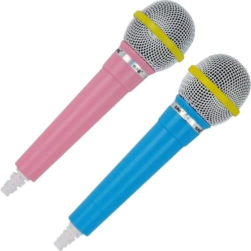 Microphone Prop Costume Singer Telemarketer Kids Fake Toy Mic Accessory